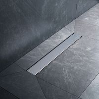 Душевой лоток AM.PM PrimeFlow 50 с решеткой Хром матовый / под плитку Tile арт-W02SC-U11-050-04SB — фото 7, Душевые лотки