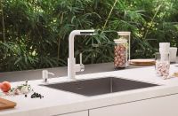 Кухонная мойка Alveus Kombino 40 KMB 90 FI 490x440 Брашированная сталь арт-1122682 — фото 4, Кухонные мойки