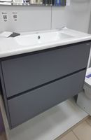 Тумба под раковину Bellezza Лоренцо 80 подвесная Серебро арт-4639113270367 — фото 3, Тумбы под раковину