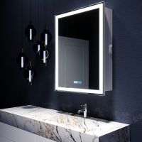 Зеркальный шкаф Silver Mirrors Киото 60 с подсветкой Белый арт-LED-00002358 — фото 10, Зеркальные шкафы в ванную