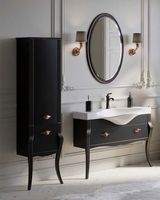 Товар: Зеркало Clarberg Borgia 65 Черное Патина медь арт-BOR0210BLK - фото 2 Зеркало Clarberg Borgia 65 Черное Патина медь арт-BOR0210BLK — фото 2, Зеркала в ванную комнату