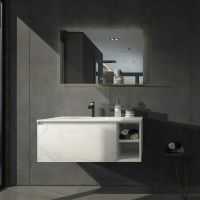 Зеркало Orans BC-V8101 95 с подсветкой с сенсорным выключателем арт-8101MR — фото 4, Зеркала в ванную комнату