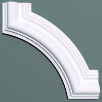 Угловой элемент молдинга Bello Deco М10У1 150x150x17 мм арт-00-00103924 — фото 1, Молдинги