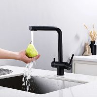 Смеситель для кухни Frap H899 Черный матовый арт-F43899-36 — фото 6, Смесители для кухни