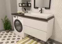 Товар: Тумба с раковиной Эстет Malibu Luxe 155 R подвесная Белая Темное дерево арт-ФР-00007114 - фото 4 Тумба с раковиной Эстет Malibu Luxe 155 R подвесная Белая Темное дерево арт-ФР-00007114 — фото 4, Тумбы с раковиной