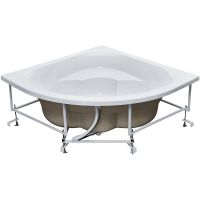 Акриловая ванна Santek Канны 150х150 без гидромассажа арт-1WH111983 — фото 3, Акриловые ванны