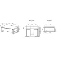 Товар: Тумба под раковину Sanflor Гард 70 подвесная Дуб крафт золотой Черная арт-С22581 - фото 5 Тумба под раковину Sanflor Гард 70 подвесная Дуб крафт золотой Черная арт-С22581 — фото 5, Тумбы под раковину