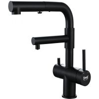 Смеситель для кухни ZorG Inox Графит арт-SZR-3216 GRAFIT — фото 1, Смесители для кухни