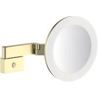 Косметическое зеркало Timo Petruma с подсветкой Золото матовое арт-15276/17 — фото 1, Косметические зеркала