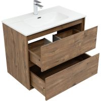 Товар: Тумба под раковину Aquanet Милан 80 подвесная Дуб рустикальный арт-336379 - фото 3 Тумба под раковину Aquanet Милан 80 подвесная Дуб рустикальный арт-336379 — фото 3, Тумбы под раковину