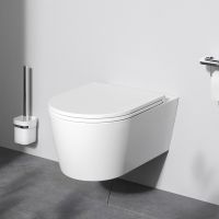 Унитаз AM.PM Func подвесной с сиденьем Микролифт арт-C8F1701SC — фото 1, Подвесные унитазы