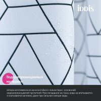 Штора для ванны Iddis Base 180х200 Белая арт-BB01P18i11 — фото 4, Шторы для ванной