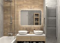 Товар: Зеркало Континент Burzhe 1000х700 с подсветкой с бесконтактным выключателем арт-ЗЛП398 - фото 7 Зеркало Континент Burzhe 1000х700 с подсветкой с бесконтактным выключателем арт-ЗЛП398 — фото 7, Зеркала в ванную комнату