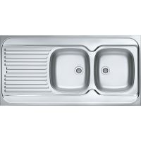 Кухонная мойка Alveus Classic 100 NAT-60 1200x600 R Натуральная сталь арт-1009085 — фото 1, Кухонные мойки