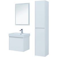 Тумба под раковину Aquanet Nova Lite 60 подвесная Белая арт-242574 — фото 5, Тумбы под раковину