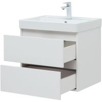 Тумба с раковиной Aquanet Вега 60 подвесная Белый глянец арт-308319 — фото 7, Тумбы с раковиной