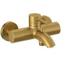 Смеситель для ванны Kludi Bozz Золото брашированное арт-38691N076 — фото 1, Смеситель для ванны