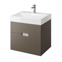 Тумба под раковину Creto Malibu 60 подвесная Capuchino арт-7-1077Cap — фото 2, Тумбы под раковину