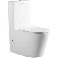 Чаша унитаза-компакта Aquanet Atago C1 Rimless 00 без бачка, с сиденьем Микролифт арт-203350 — фото 1, Напольные унитазы