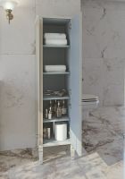 Шкаф пенал Caprigo Albion Promo 43 Бежевый матовый арт-33350R-В002 — фото 3, Пеналы для ванной комнаты