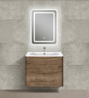 Тумба под раковину Vincea Paola 60 подвесная V.Oak арт-VMC-2P600VO — фото 3, Тумбы под раковину