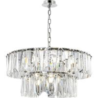 Подвесной светильник Maytoni Modern Puntes Прозрачный Хром арт-MOD043PL-12CH — фото 1, Подвесные светильники