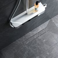 Душевой лоток AM.PM PrimeFlow 70 с решеткой Хром матовый / под плитку Tile арт-W02SC-U11-070-04SB — фото 15, Душевые лотки