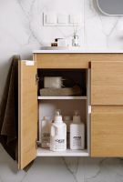 Тумба под раковину Aqwella Accent 90 R подвесная Дуб золотой арт-ACC0109RDZ — фото 4, Тумбы под раковину