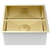 Кухонная мойка Paulmark Next 44 Uni Светлое золото арт-PM214444-LG — фото 2, Кухонные мойки