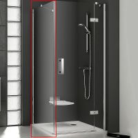 Душевая стенка Ravak SmartLine SMPS-80 R профиль Хром стекло Transparent арт-9SP40A00Z1 — фото 1, Боковые стенки