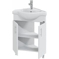 Тумба под раковину СанТа Аврора 60 угловая Белая арт-216001 — фото 2, Тумбы под раковину