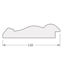 Зеркало Evoform Octagon 67x67 в багетной раме - Состаренная бронза с орнаментом 120 мм арт-BY 7392 — фото 4, Зеркала в ванную комнату