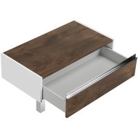 Тумба Aquaton Капри 80 Таксония темная арт-1A231103KPDB0 — фото 2, Комоды и тумбы для ванной комнаты