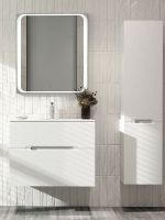 Шкаф пенал Jorno Modul 35 R подвесной Белый глянец арт-Mоl.04.150/P/W — фото 3, Пеналы для ванной комнаты