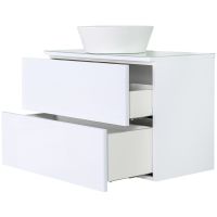 Тумба с раковиной Orange Otto 75 подвесная Белый глянец арт-Ot-75TuGLASS+B08-360W — фото 3, Тумбы с раковиной