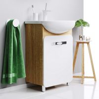 Товар: Тумба под раковину Aqwella Вега 55 Дуб сонома арт-Veg.01.05 - фото 3 Тумба под раковину Aqwella Вега 55 Дуб сонома арт-Veg.01.05 — фото 3, Тумбы под раковину