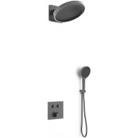 Душевая система Vincea Вороненая сталь арт-VSFW-421I3GM — фото 2, Встраиваемые душевые комплекты