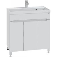 Тумба под раковину СанТа Лондон 80 Белая арт-224018 — фото 1, Тумбы под раковину