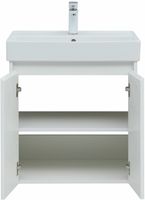 Тумба под раковину Aquanet Nova Lite 60 подвесная Белая глянцевая арт-298847 — фото 12, Тумбы под раковину