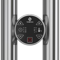 Электрический полотенцесушитель Terminus Дуо Стойка электро DUO круг 1600 Хром арт-4670078528308 — фото 3, Электрические полотенцесушители