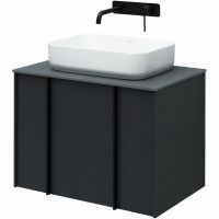 Тумба под раковину Allen Brau Reality 70 подвесная Антрацит матовый арт-1.32004.AM — фото 5, Тумбы под раковину