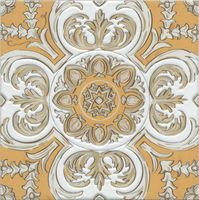 Керамический декор Kerama Marazzi Алмаш центр жёлтый HGD\B510\SG9174 30х30 см арт-HGD\B510\SG9174 — фото 1, Керамическая плитка