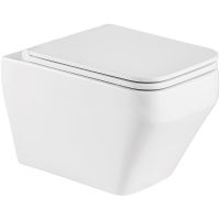 Унитаз WeltWasser Hofbach 041 GL-WT подвесной с сиденьем Микролифт арт-10000011134 — фото 1, Подвесные унитазы