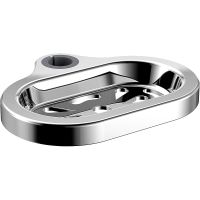 Мыльница Swedbe Calypso на душевую штангу Хром арт-5037 — фото 1, Мыльницы