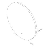 Зеркало AM.PM X-Joy 100 с подсветкой с ИК-сенсорным выключателем арт-M85MOX41001S — фото 3, Зеркала в ванную комнату