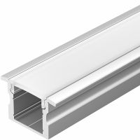 Профиль алюминиевый Arlight встраиваемый для контурной подсветки Серебристый арт-036327 — фото 1, Профили для светодиодных лент