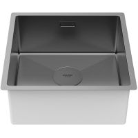 Кухонная мойка Paulmark Next 44 Uni Вороненая сталь арт-PM214444-GM — фото 2, Кухонные мойки