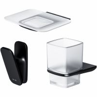 Товар: Набор аксессуаров для ванной AM.PM Inspire V2.0 Черный матовый арт-AK50B1003B - фото 1 Набор аксессуаров для ванной AM.PM Inspire V2.0 Черный матовый арт-AK50B1003B — фото 1, Наборы аксессуаров для ванной комнаты