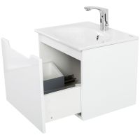 Тумба под раковину BelBagno Etna 60 подвесная Bianco Lucido арт-ETNA-600-1C-SO-BL-P — фото 6, Тумбы под раковину