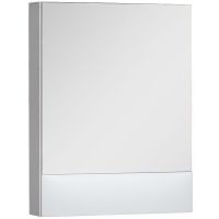 Зеркальный шкаф Aquanet Нота 58 L Белый арт-165370 — фото 1, Зеркальные шкафы в ванную